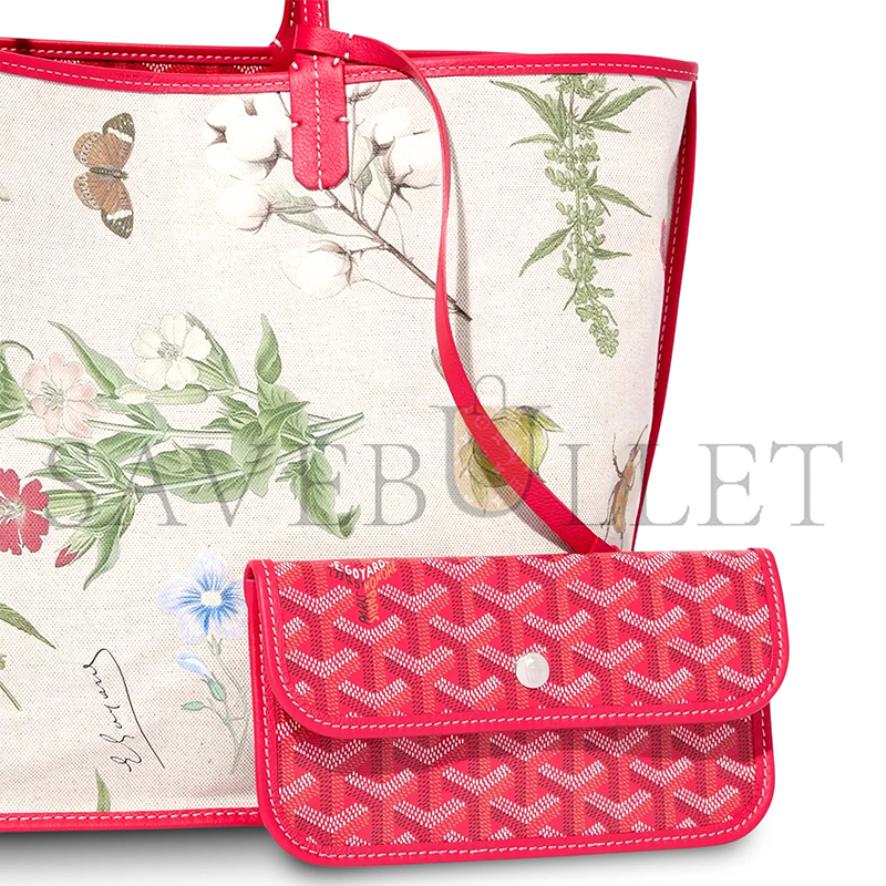 GOYARD LOUIS TOTE PM FUCHSIAFLORAL STLEFLPMLTY-43CL43P (34*28*15cm)